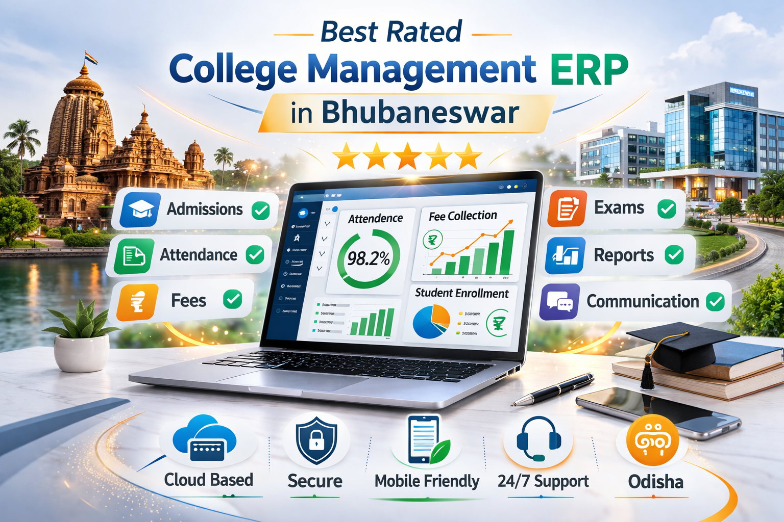  Best Rated - College Management Software ERP in Bhubaneswar